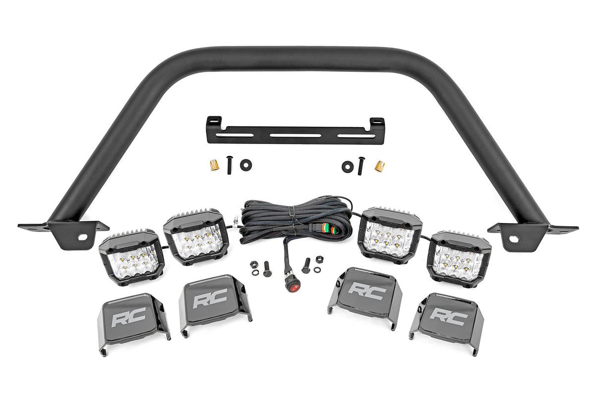 Safari Bar | 3" OSRAM (Quad) | Wide | OE Modular Steel | Ford Bronco (21-23)