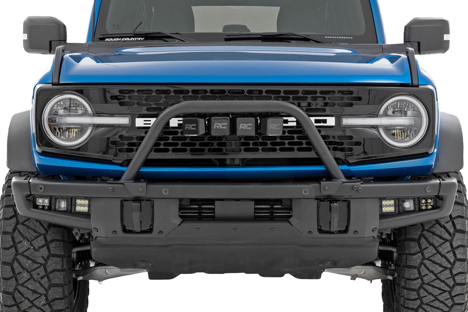 Safari Bar | 3" OSRAM (Quad) | Wide | OE Modular Steel | Ford Bronco (21-23)