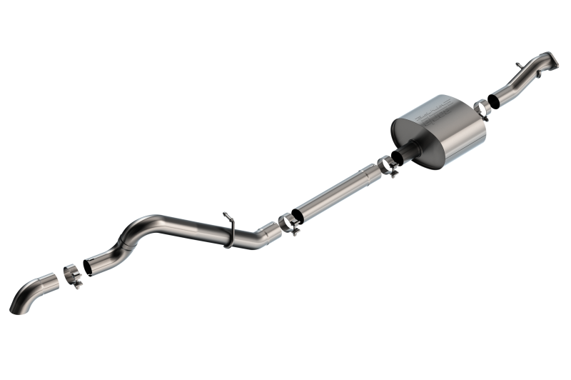 Borla 2021+ Ford Bronco 2.7L 2DR/4DR T-304 Stainless Steel Cat-Back S-Type Exhaust - Brushed