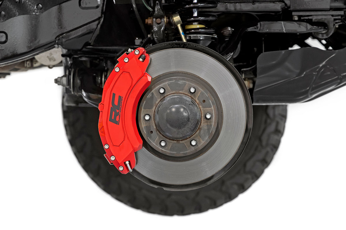 Caliper Covers | Front and Rear | Red | Ford Bronco 4WD (2021-2023)