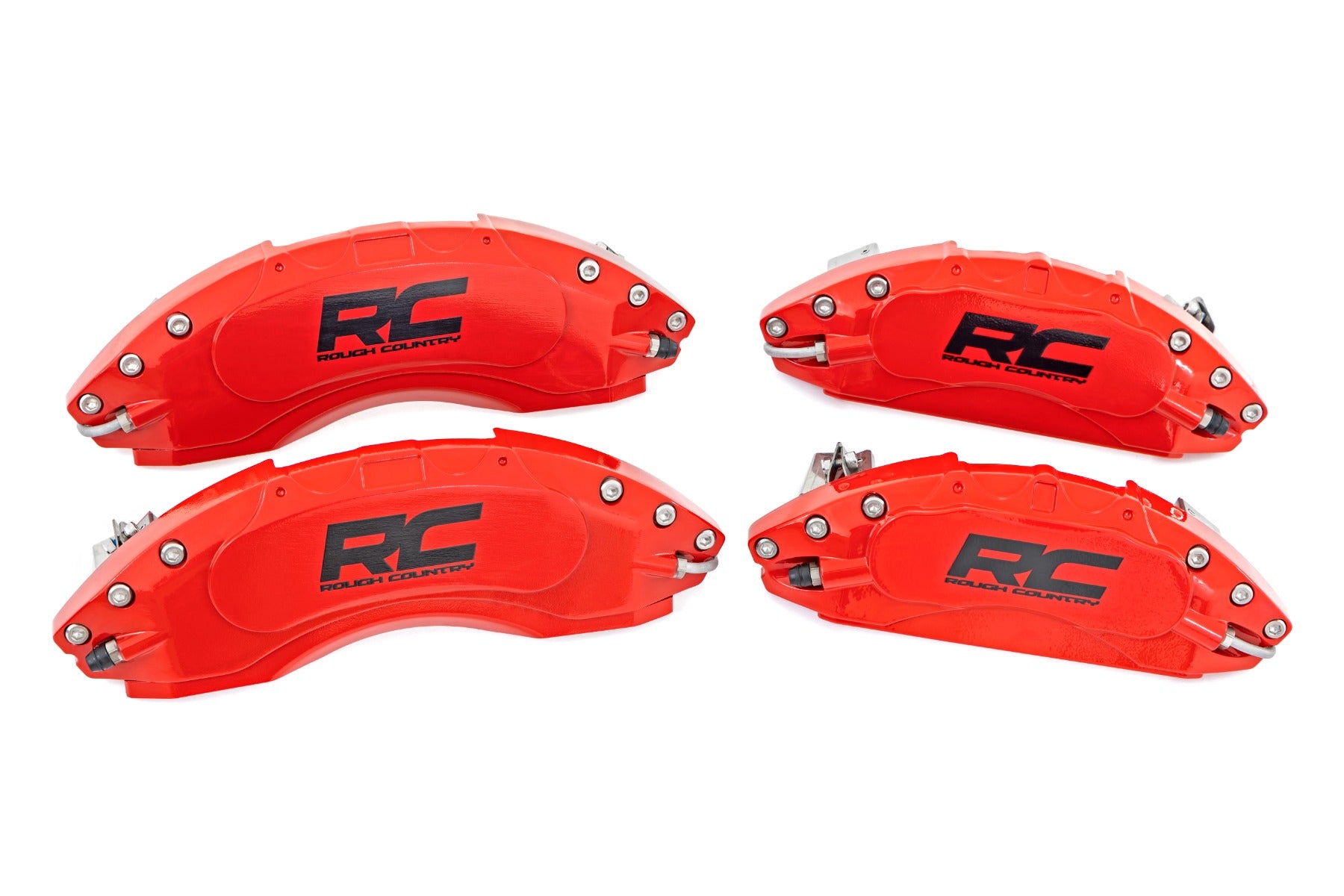 Caliper Covers | Front and Rear | Red | Ford Bronco 4WD (2021-2023)