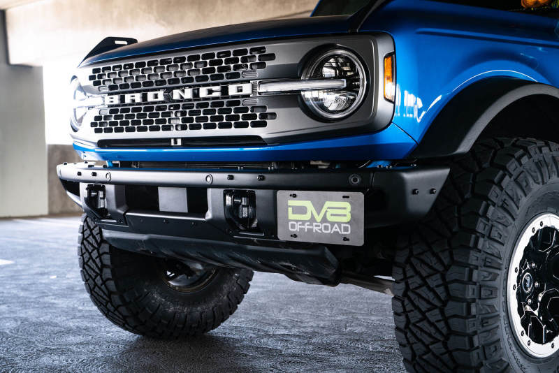 DV8 Offroad  Factory Front Bumper License Relocation Bracket -2021+ Ford Bronco- Side -LPBR-02