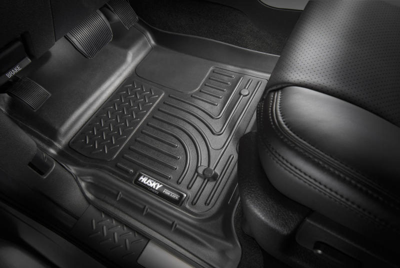 Husky Liners 2021+ Ford Bronco 4 Door Weatherbeater Front & 2nd Seat Floor Liners - Black