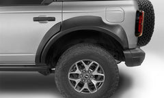 Bushwacker Extend-A-Flares 4pc - Black -2021+ Ford Bronco 4-Door - BUS20961-02