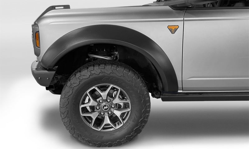 Bushwacker Extend-A-Flares 4pc - Black -2021+ Ford Bronco 4-Door - BUS20961-02