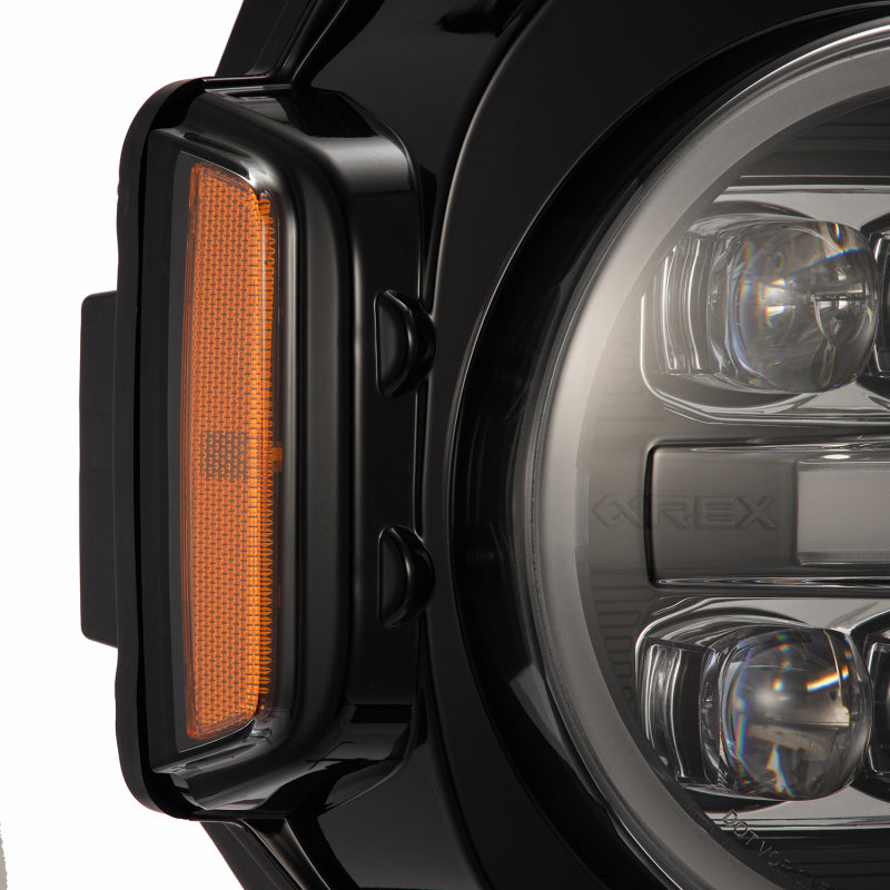 AlphaRex NOVA LED Projector Headlights Black - 2021+ Ford Bronco  - ARX880260