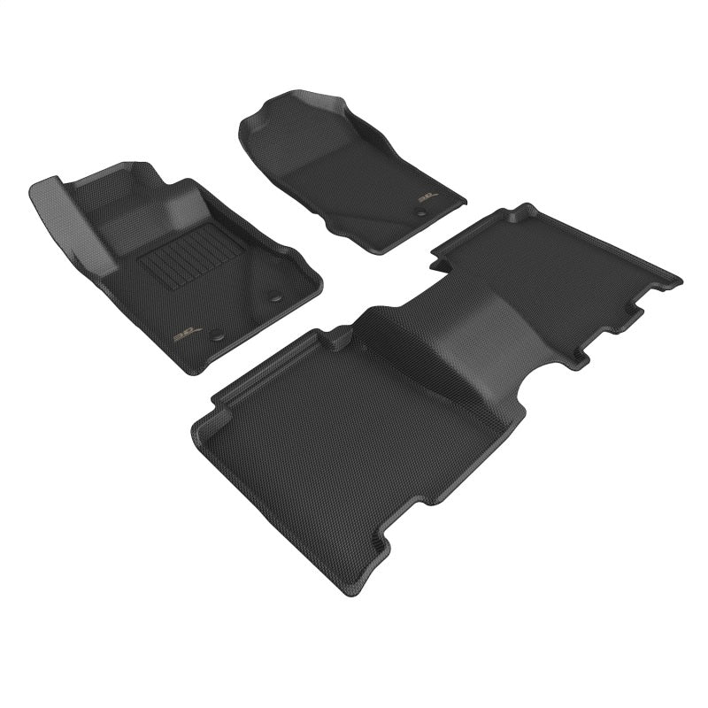 3D MAXpider Kagu Floor Mat 1st/2nd Row - 21-24 Ford Bronco  - Black - ACEL1FR14901509