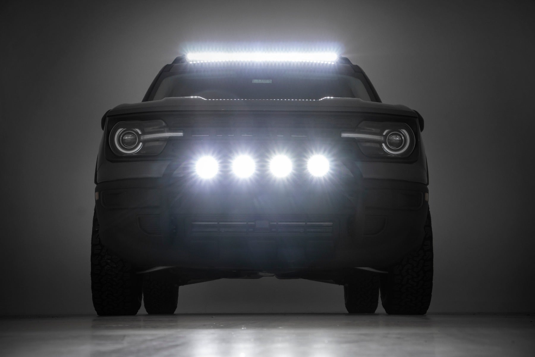 Nudge Bar | 20 Inch BLK DRL Single Row LED | Ford Bronco Sport (21-23)