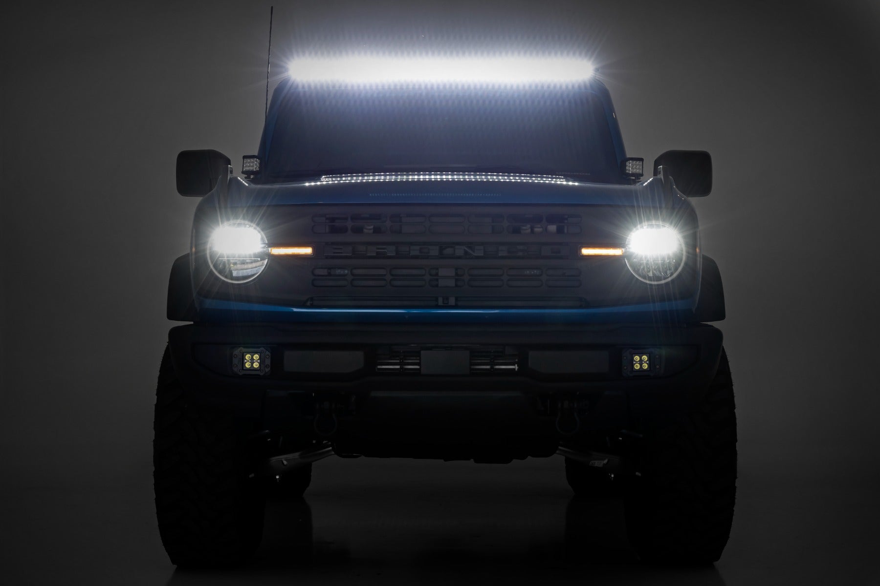 LED Light Kit | Upper Windshield | 50" Spectrum Single Row | Ford Bronco (21-23)