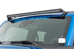 LED Light Kit | Upper Windshield | 40" Black Single Row | Ford Bronco (21-23)